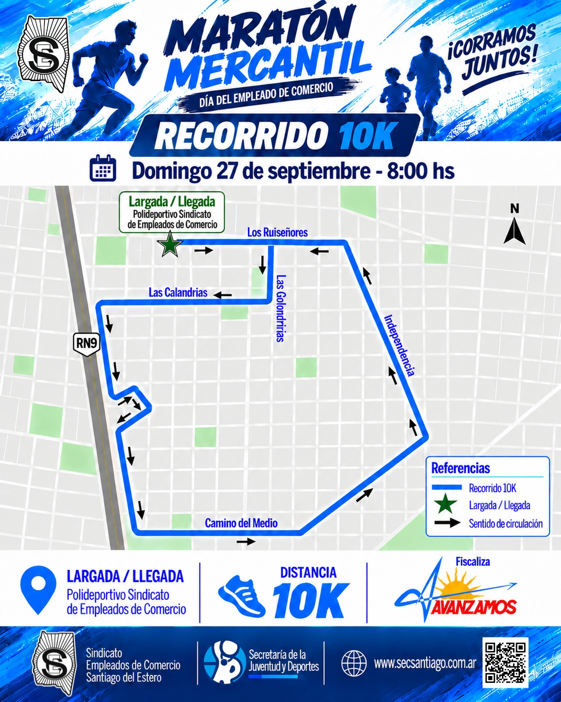 Recorrido 10 Km